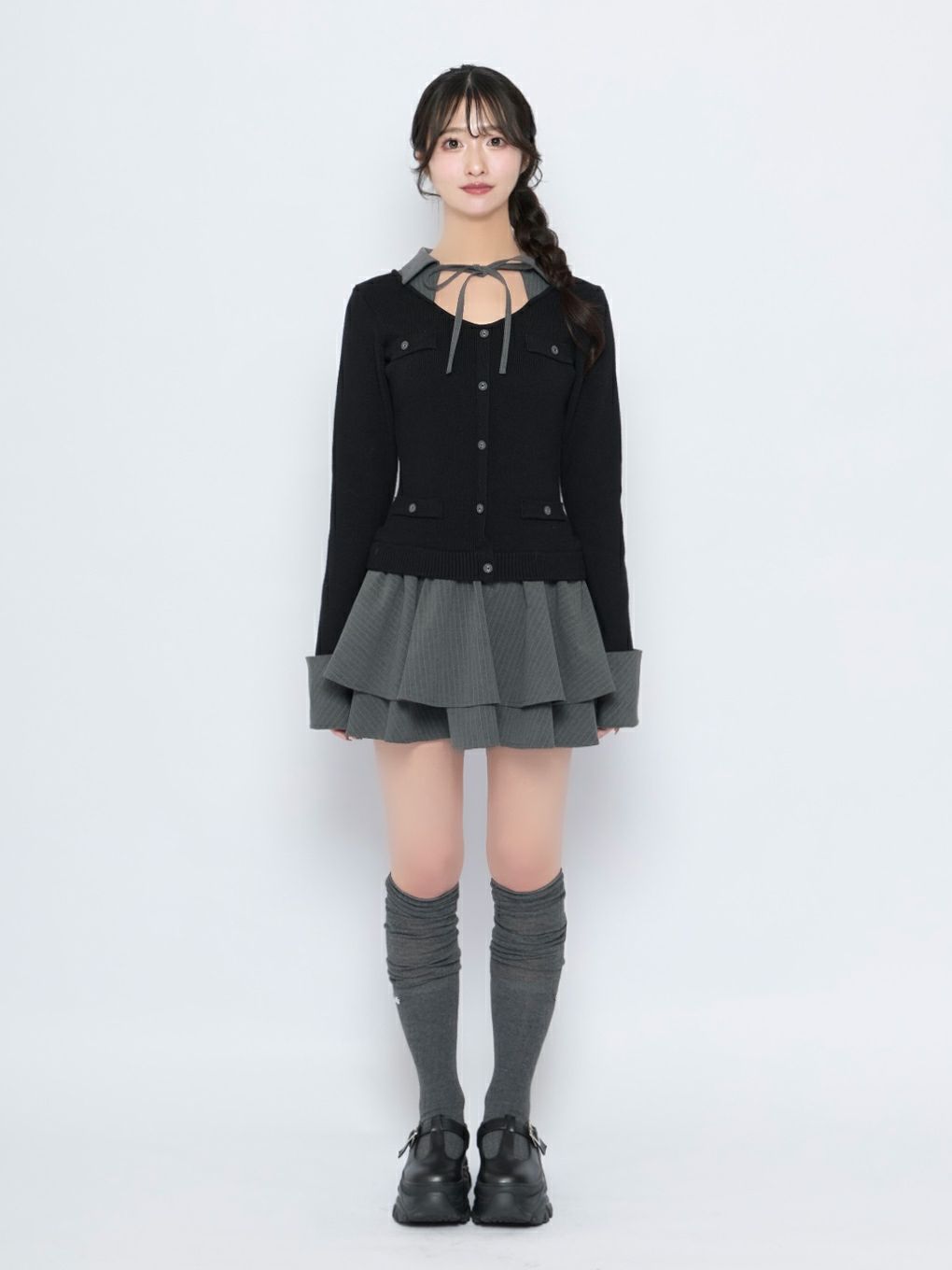 【BUBBLES】スクールリボンワンピース