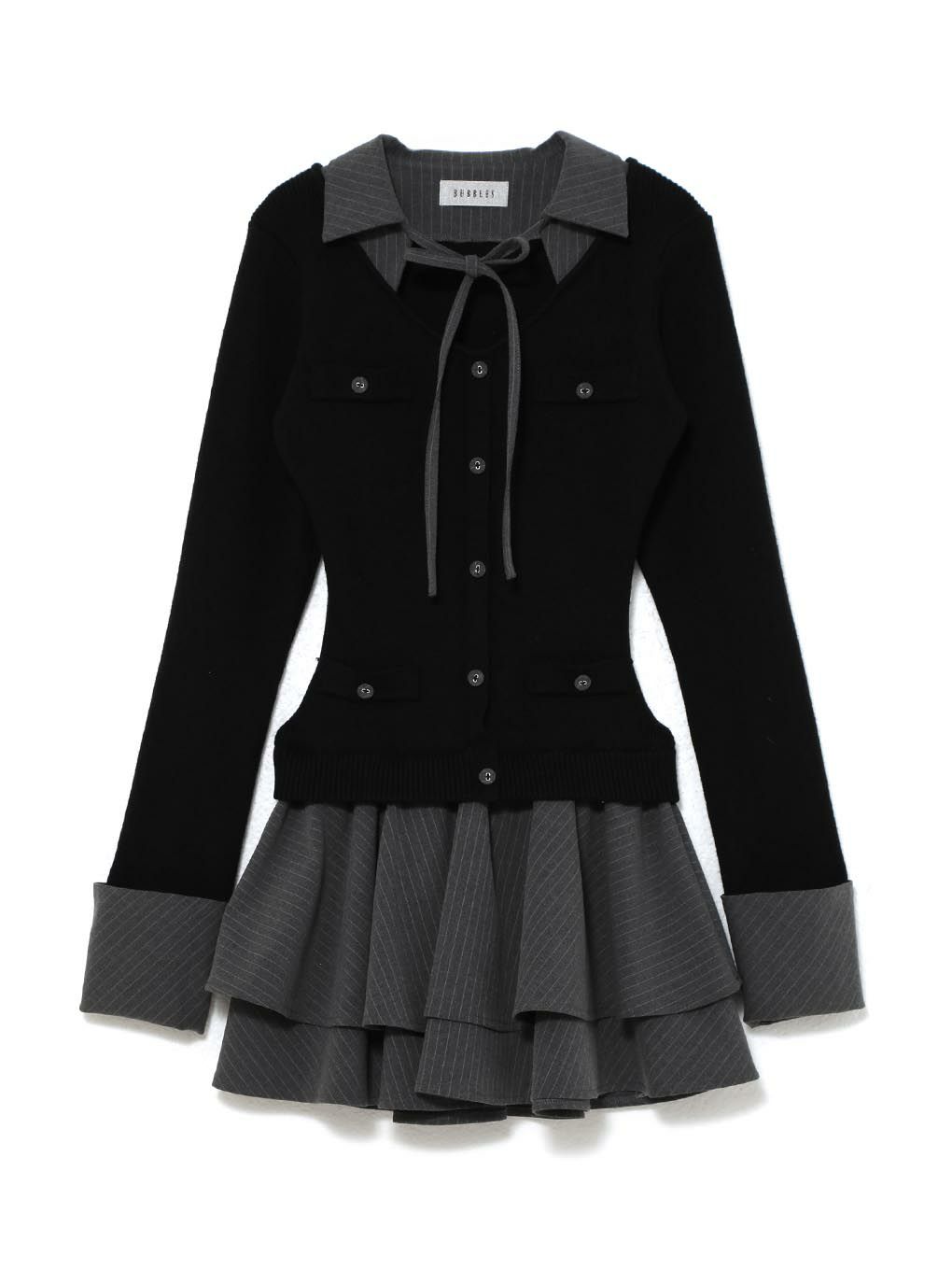 【BUBBLES】スクールリボンワンピース