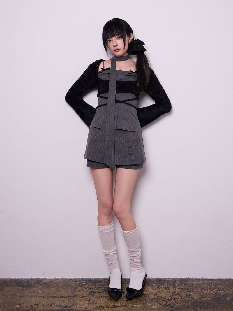 BUBBLES】リボンポケットアンサンブル | sparkling mall online store