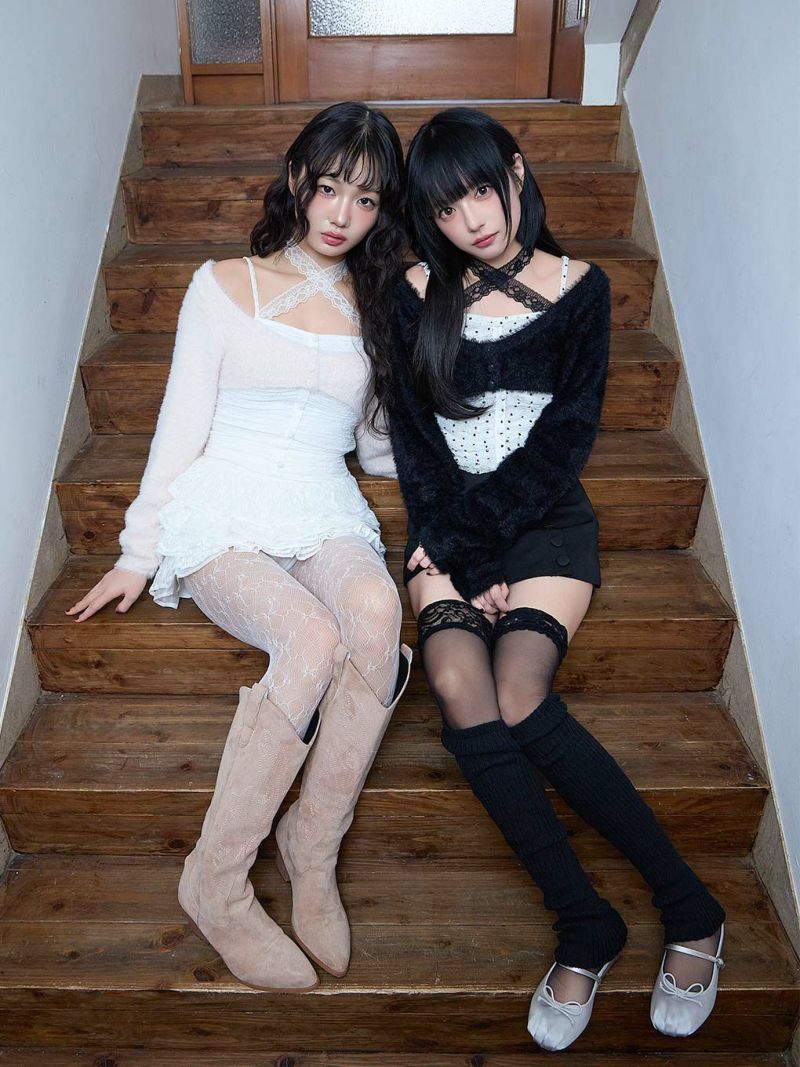 BUBBLES】ギャザーレースアンサンブル | sparkling mall online store