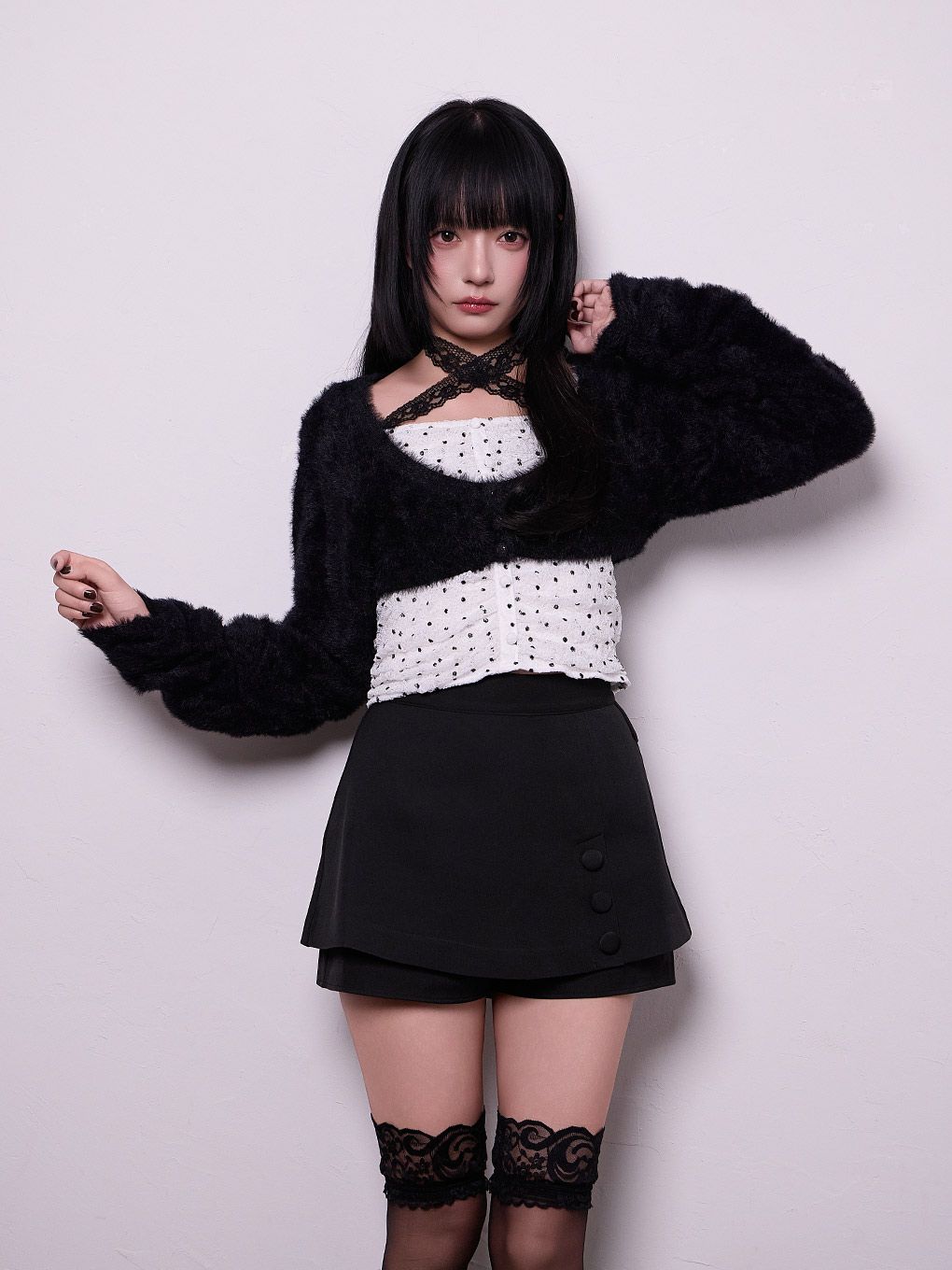 【BUBBLES】ギャザーレースアンサンブル