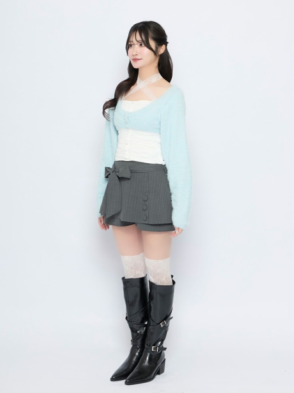 【BUBBLES】ギャザーレースアンサンブル