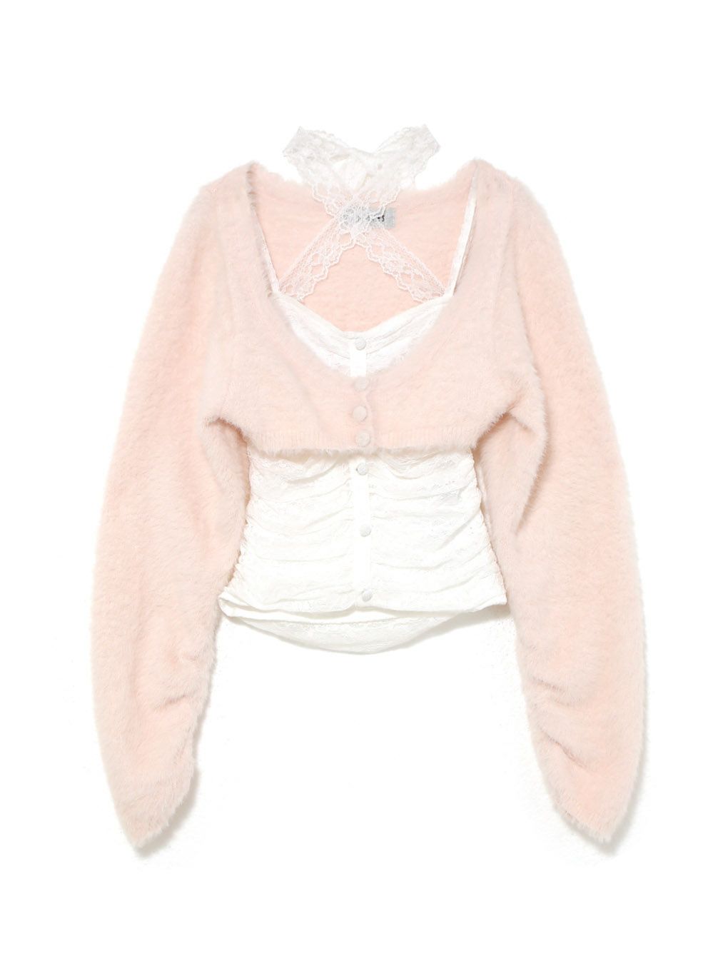 【BUBBLES】ギャザーレースアンサンブル