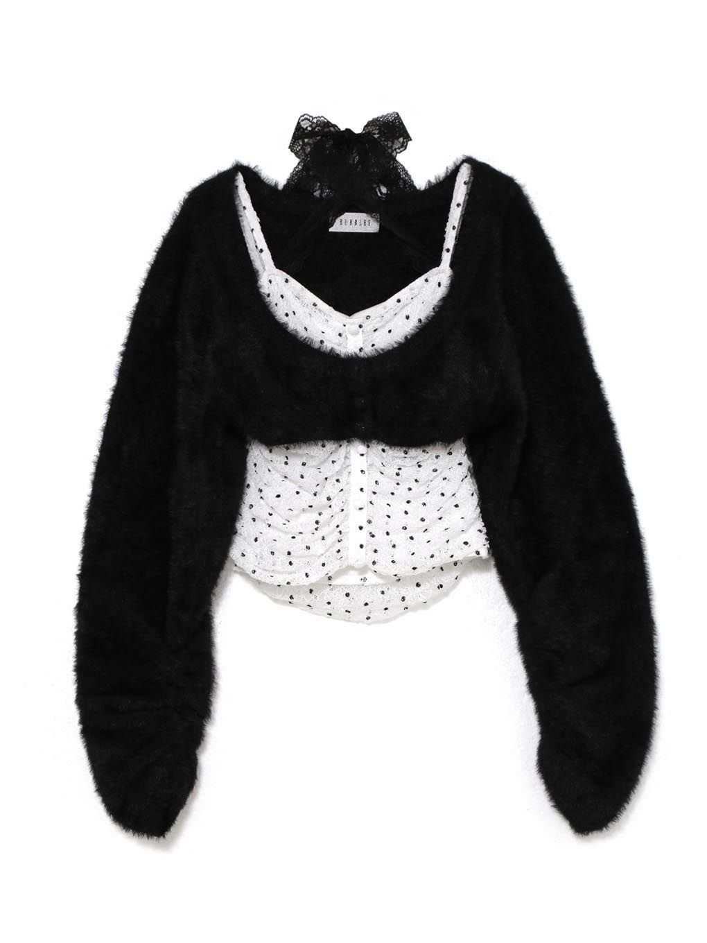 【BUBBLES】ギャザーレースアンサンブル