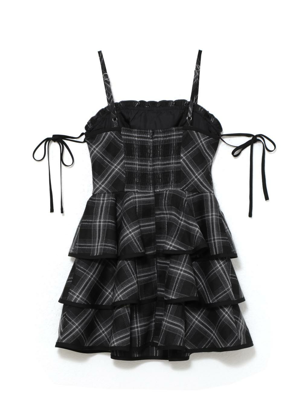 【BUBBLES】ガーリーティアードワンピース