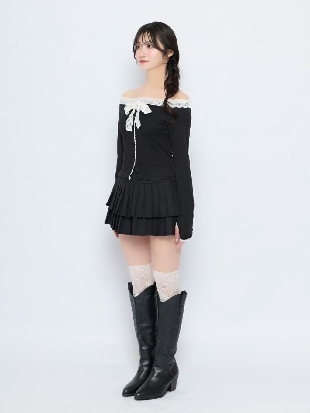 【BUBBLES】レースリボントップス