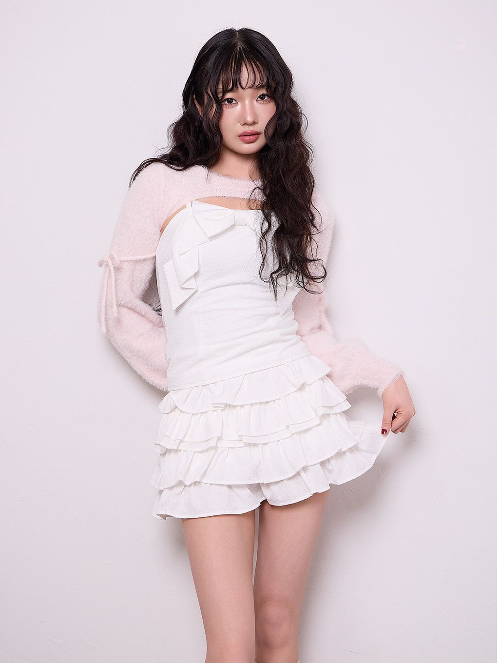 【BUBBLES】リボンビスチェトップス