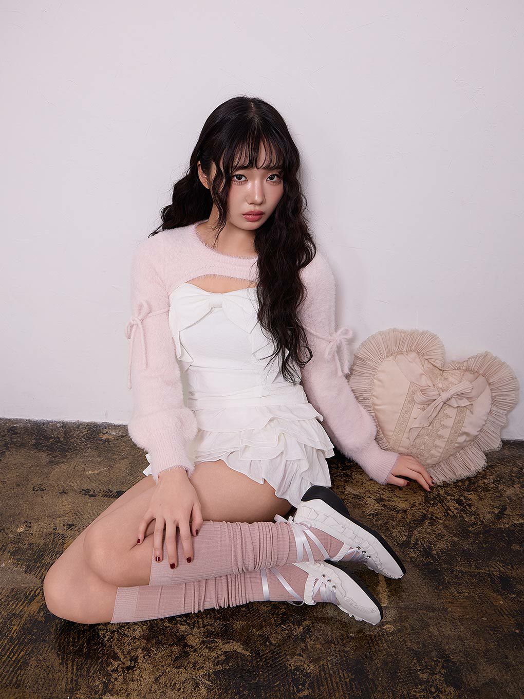 【BUBBLES】リボンビスチェトップス