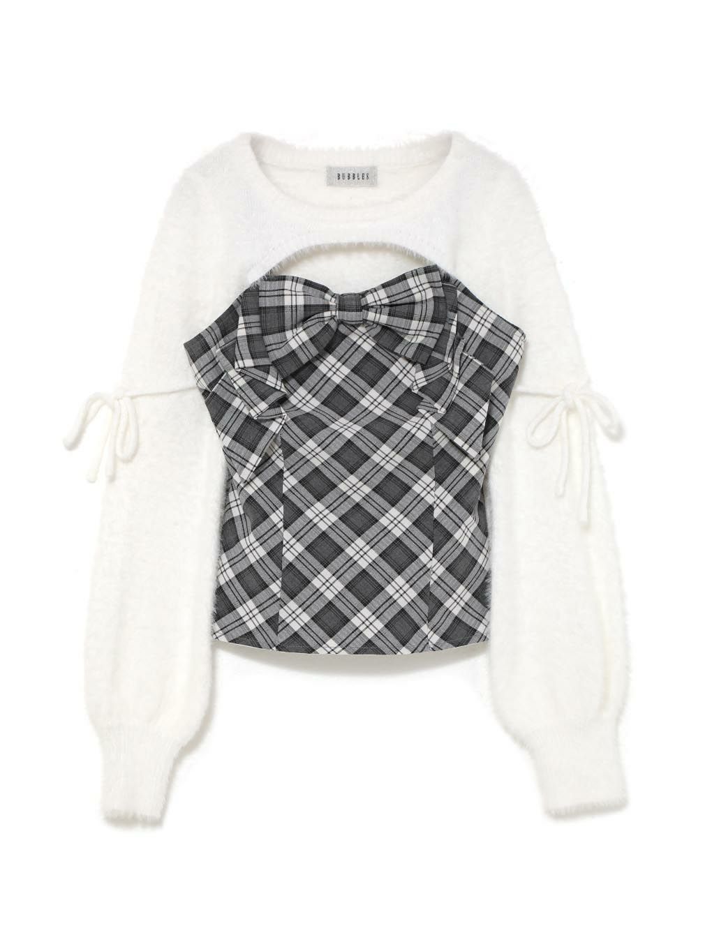 【BUBBLES】リボンビスチェトップス