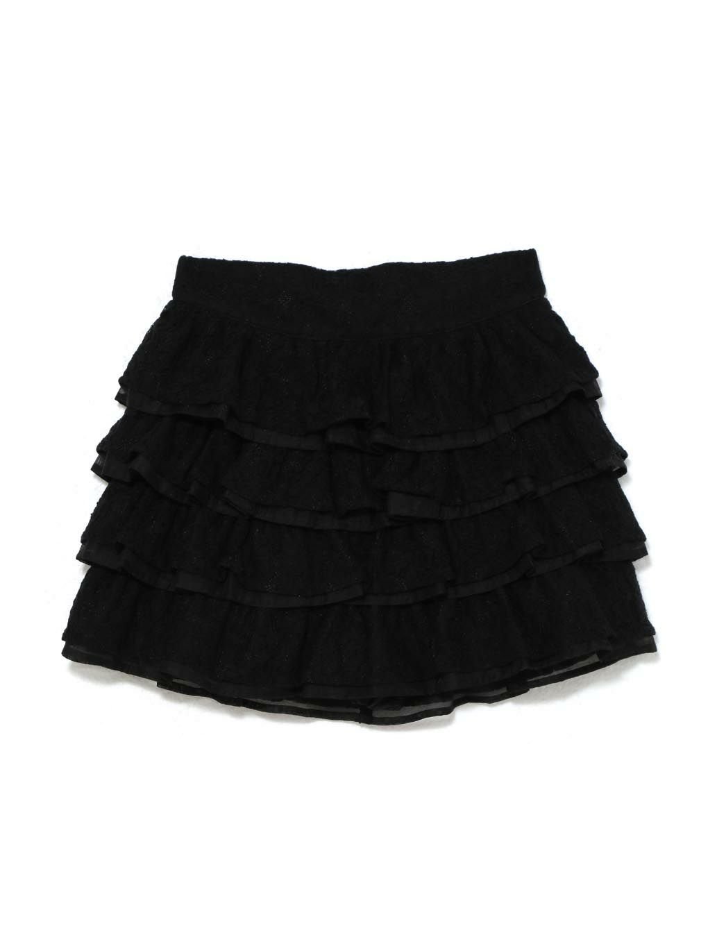 【BUBBLES】フリルレースミニスカパン