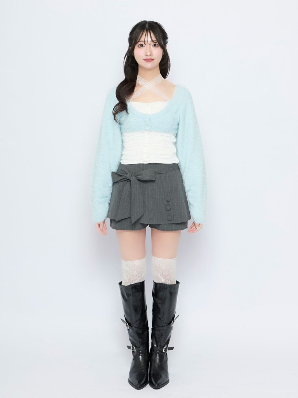 【BUBBLES】ラップリボンスカパン