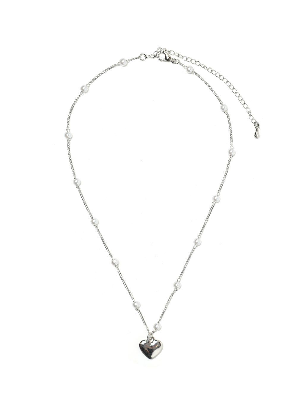 【BUBBLES】ハートパールネックレス