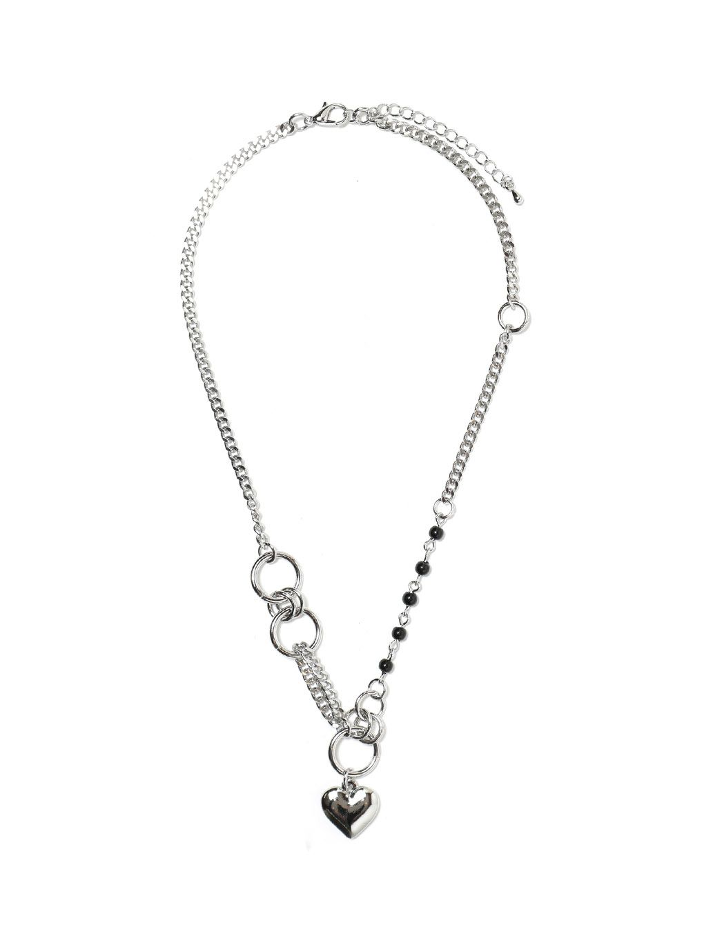 【BUBBLES】ハートリングネックレス