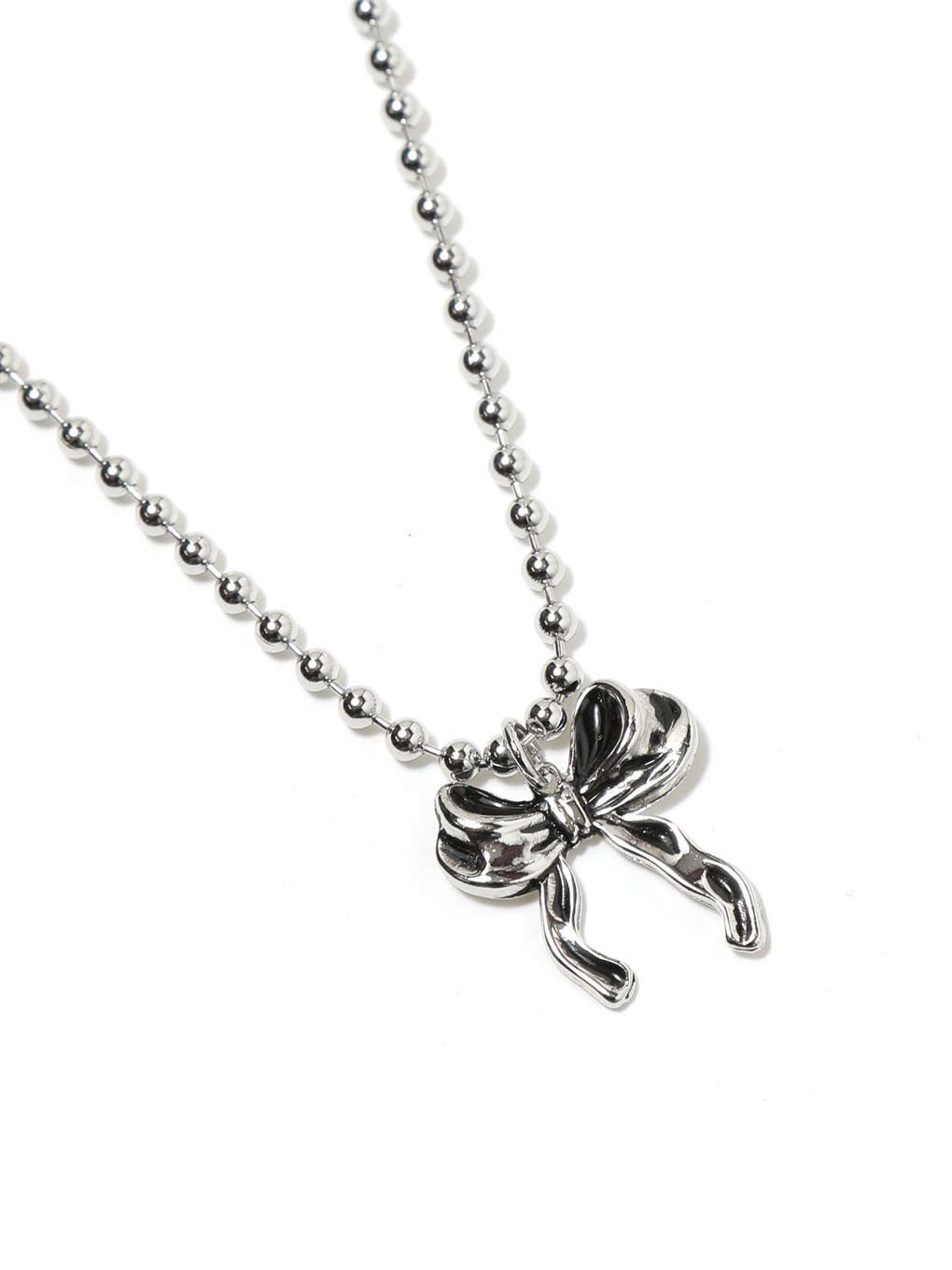 【BUBBLES】リボンチェーンネックレス