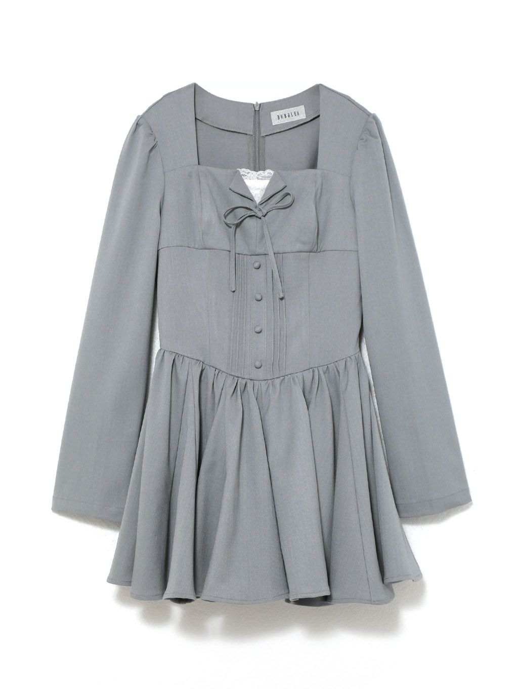 【BUBBLES】レースレイヤードワンピース