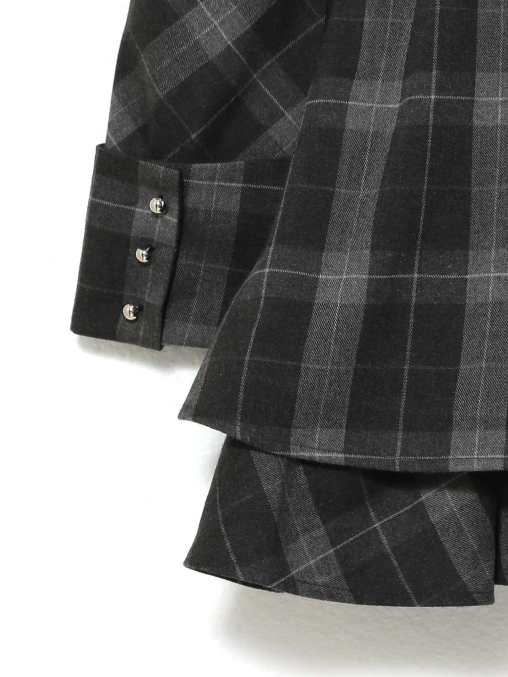 【BUBBLES】オフショルネクタイティアードワンピース