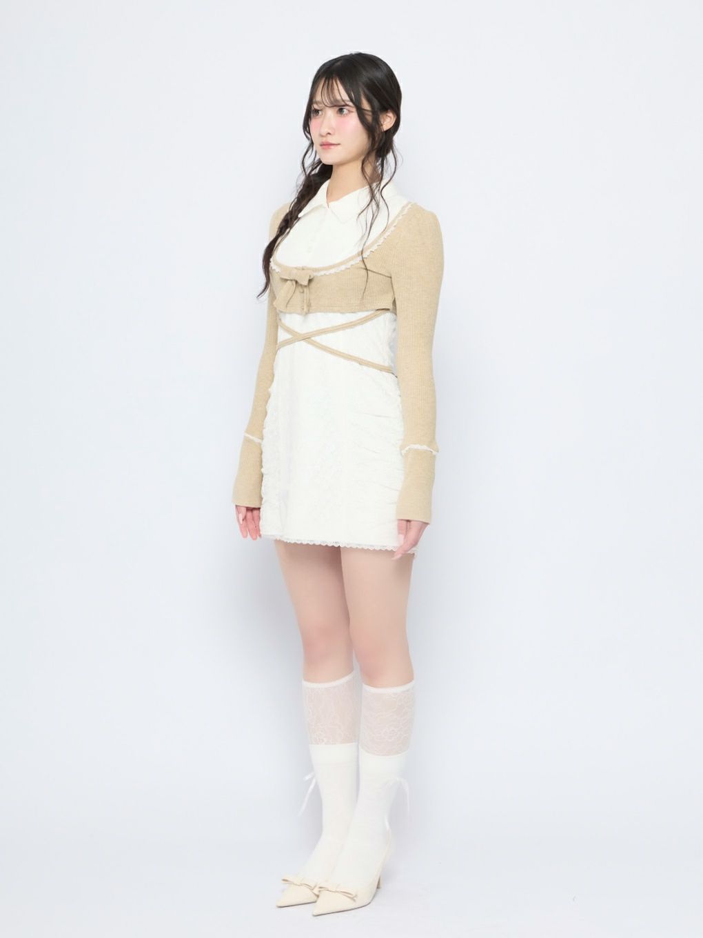 【BUBBLES】スクールレースワンピース