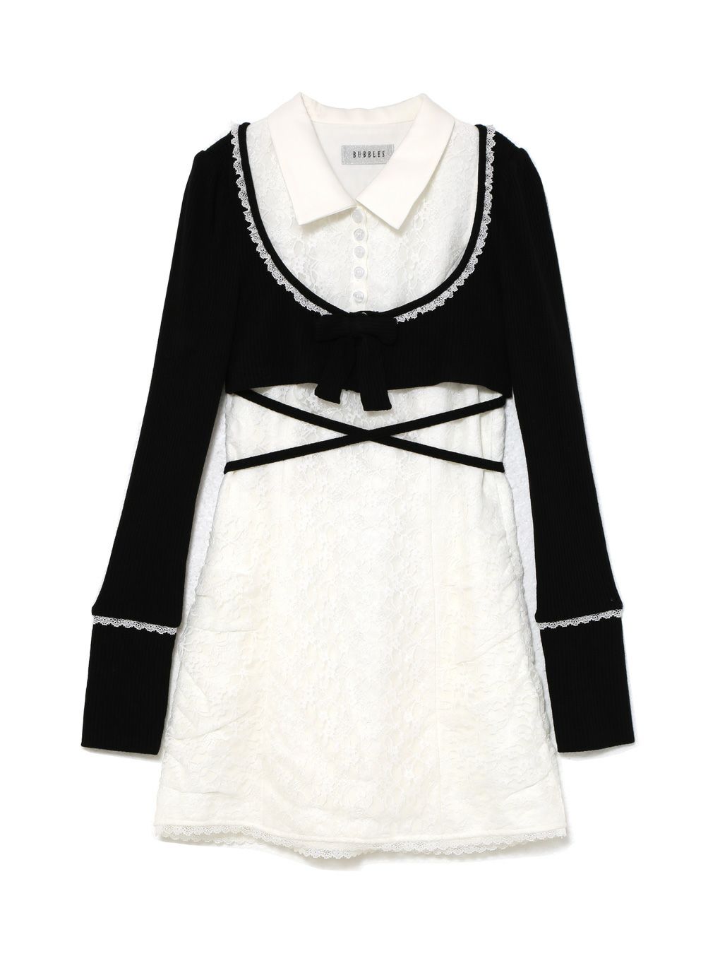 【BUBBLES】スクールレースワンピース
