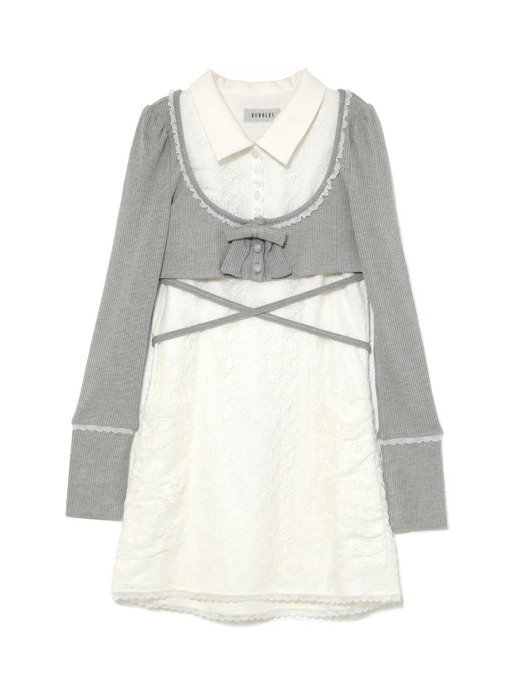 【BUBBLES】スクールレースワンピース