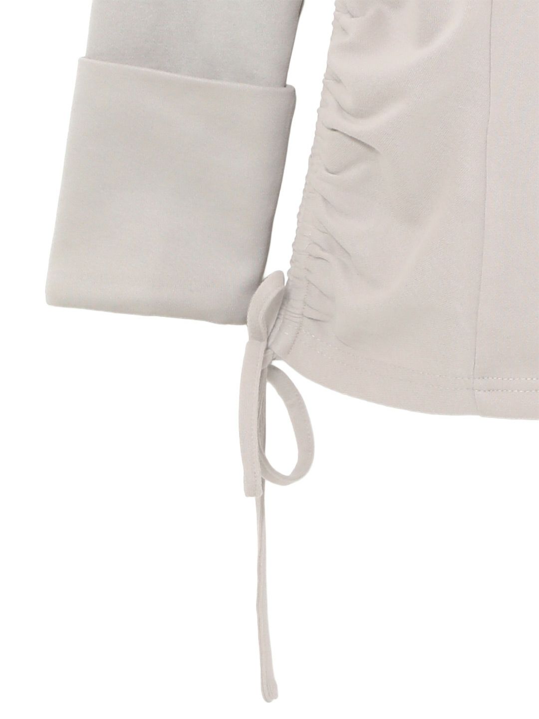 【BUBBLES】レースアップパーカーワンピース