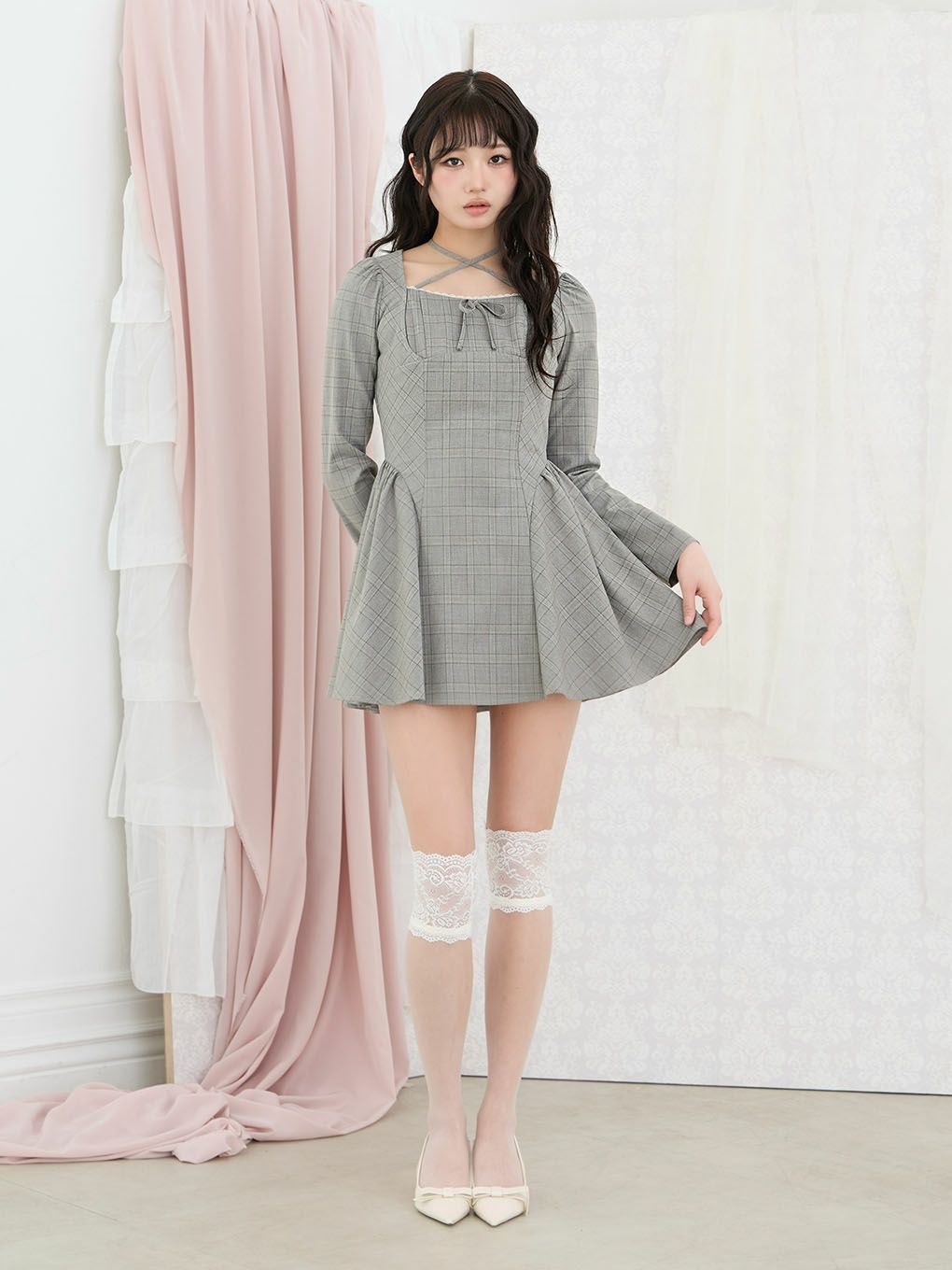 【BUBBLES】コケットフレアワンピース