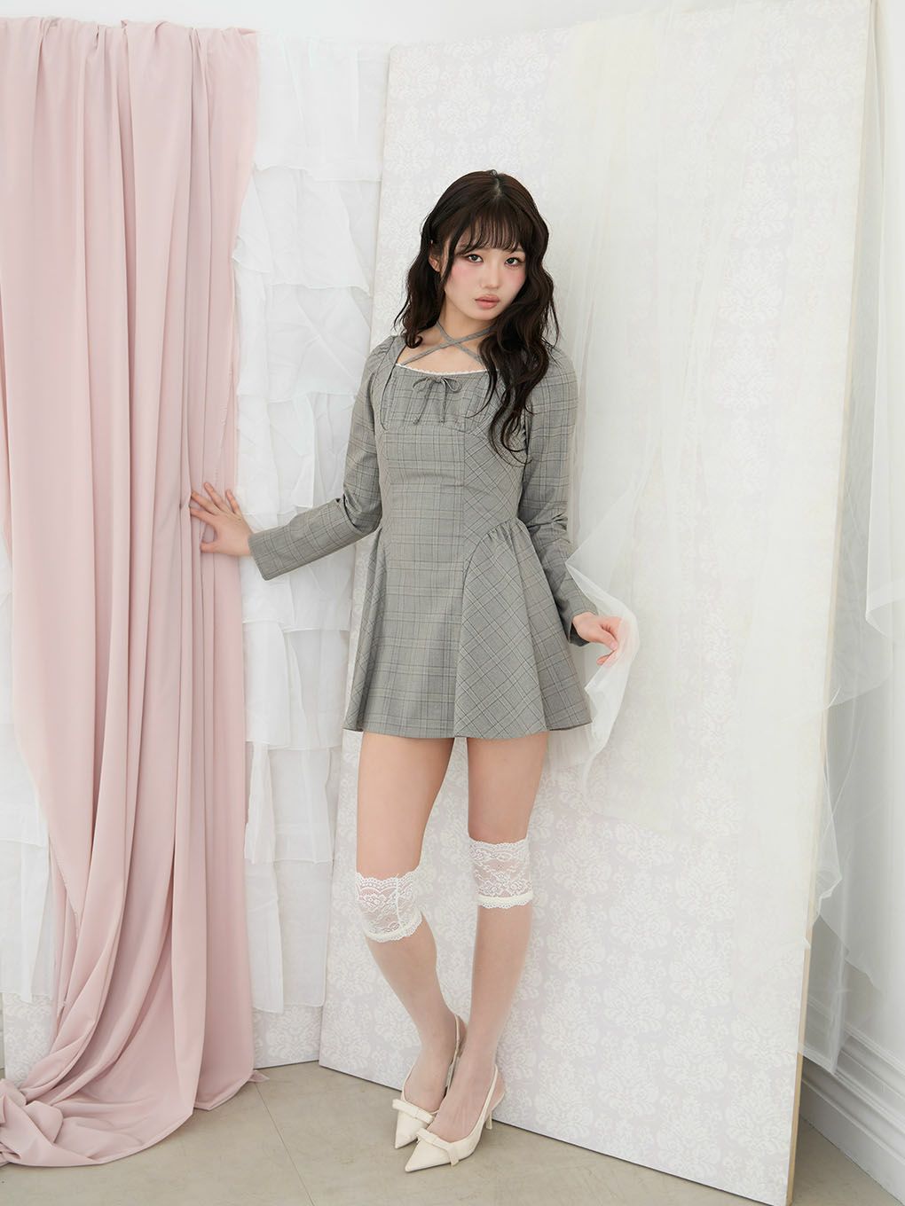 【BUBBLES】コケットフレアワンピース