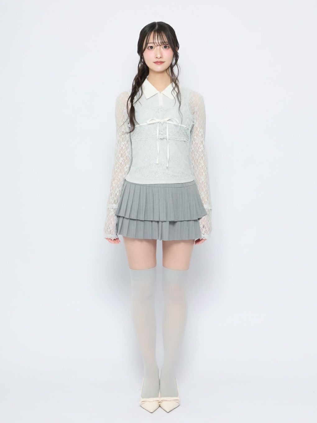 【BUBBLES】レーススクールトップス