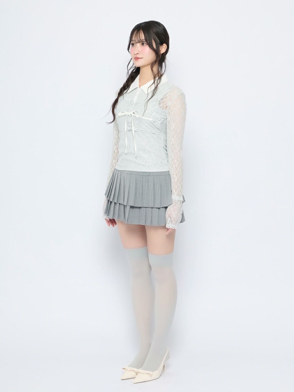 【BUBBLES】レーススクールトップス