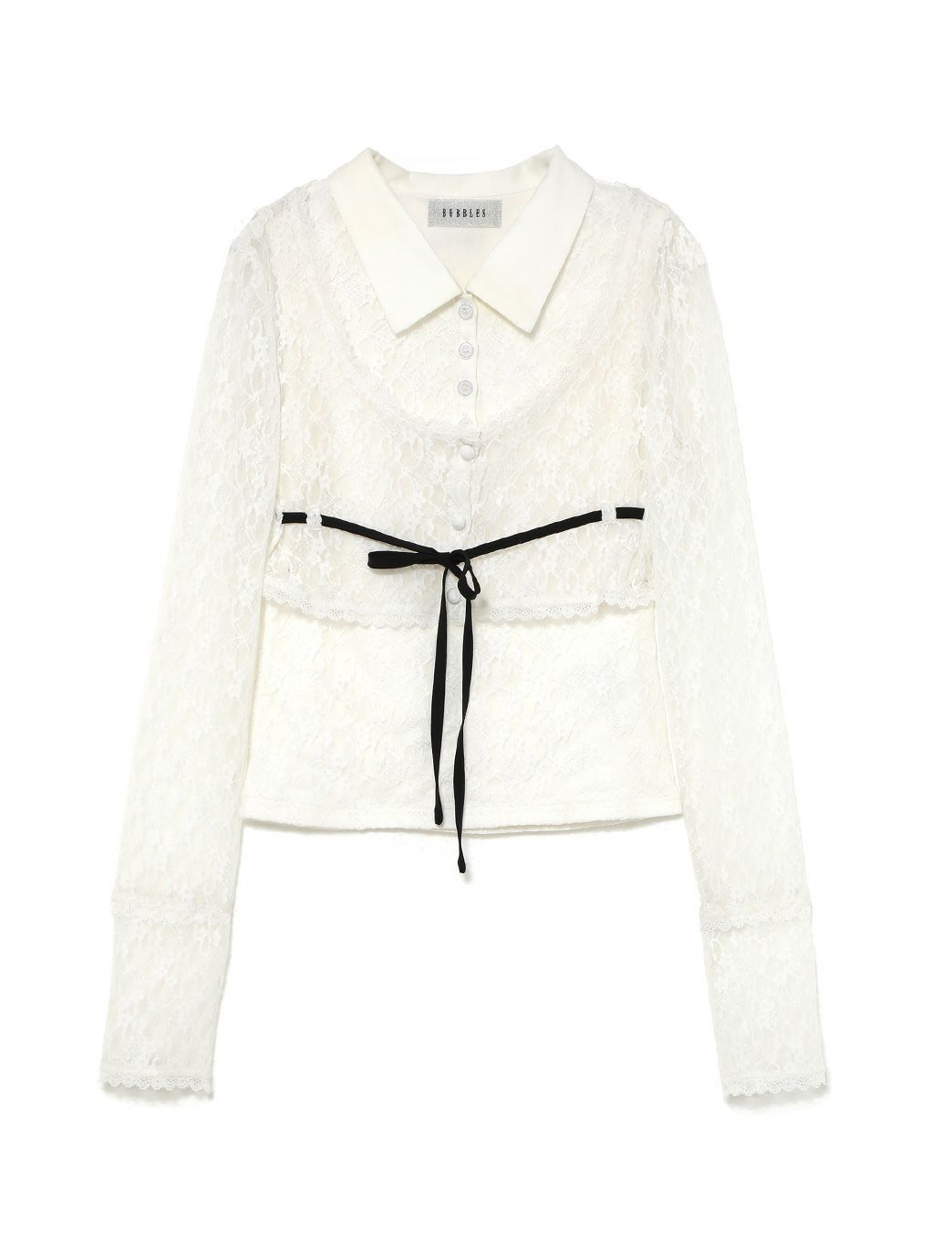 【BUBBLES】レーススクールトップス