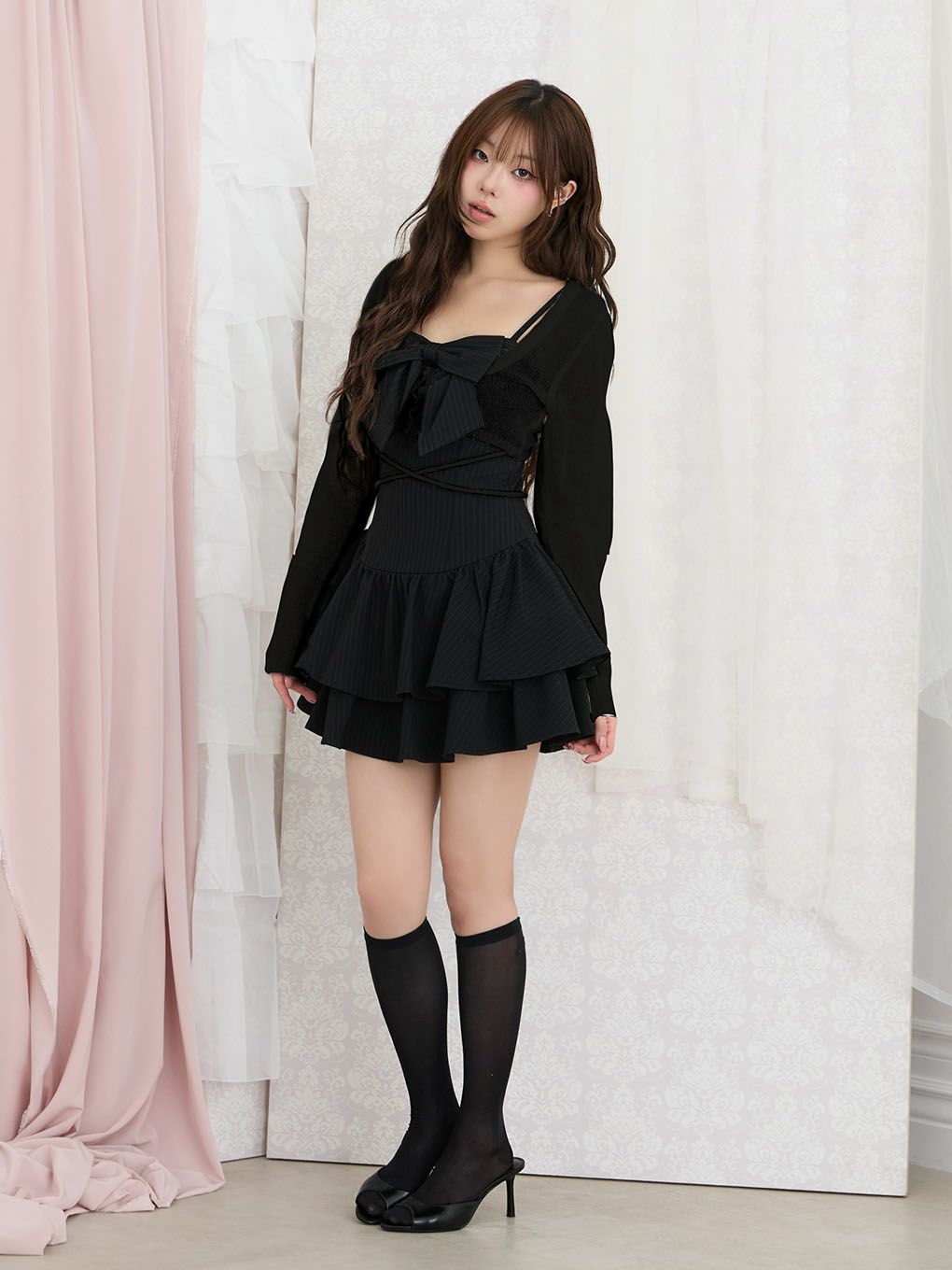 BUBBLES】リボンキャミアンサンブルワンピース | sparkling mall