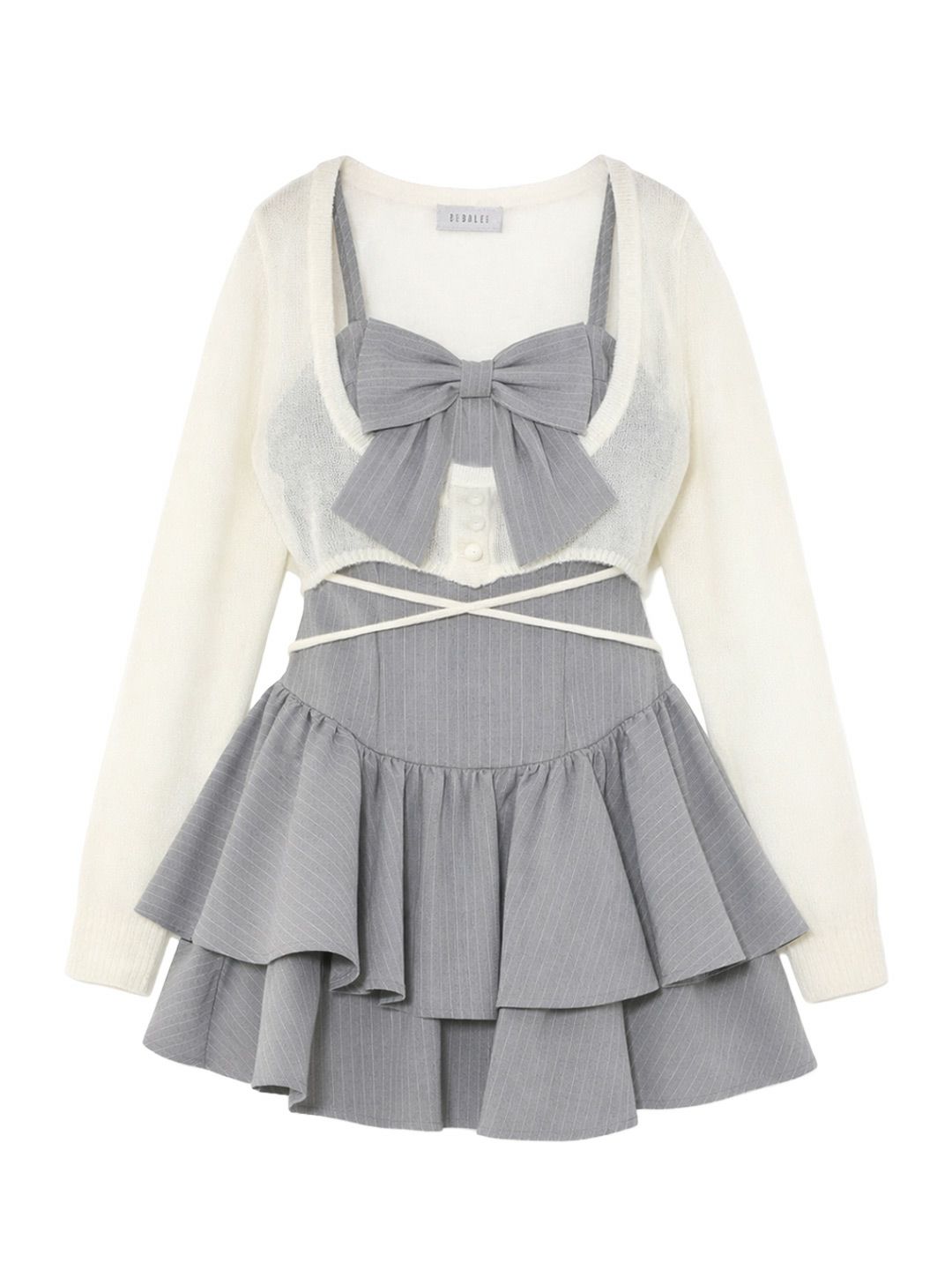 BUBBLES】リボンキャミアンサンブルワンピース | sparkling mall