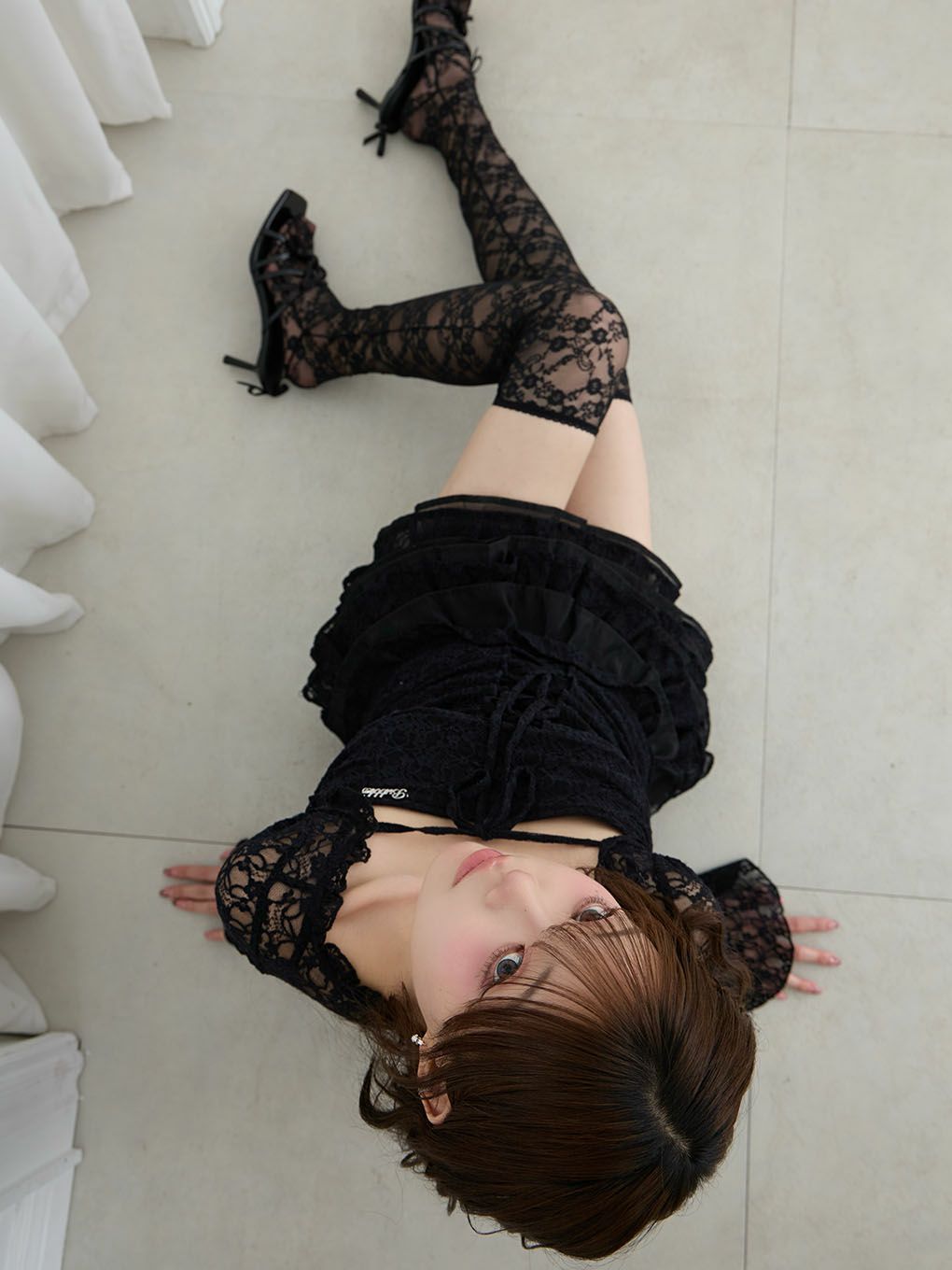 【BUBBLES】レースアップアンサンブル