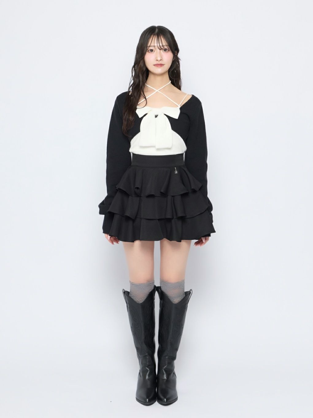 BUBBLES】リボンニットアンサンブル | sparkling mall online store