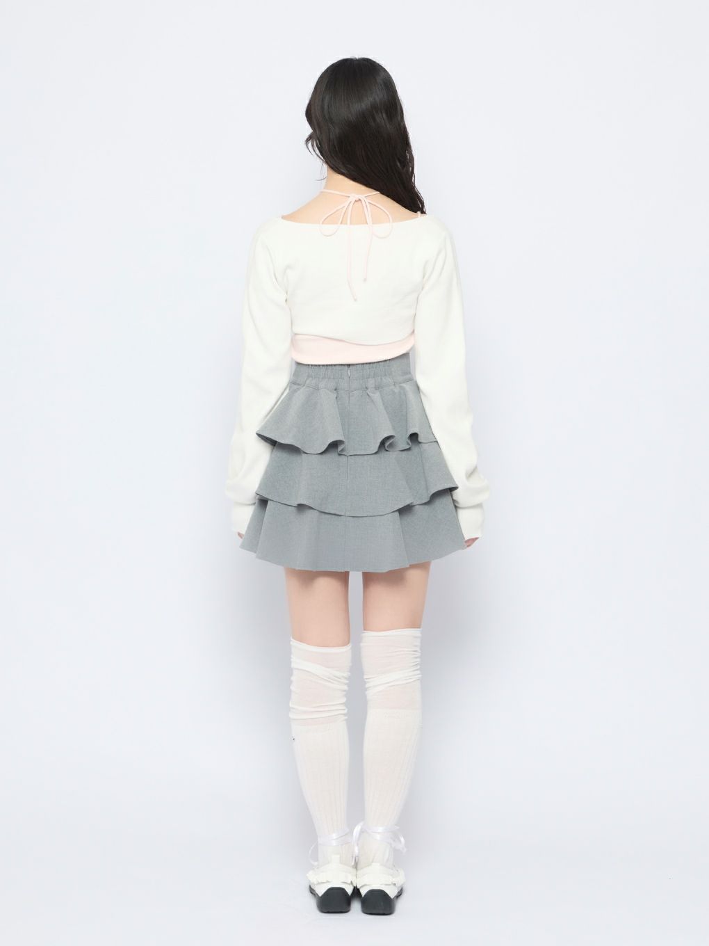 【BUBBLES】リボンニットアンサンブル