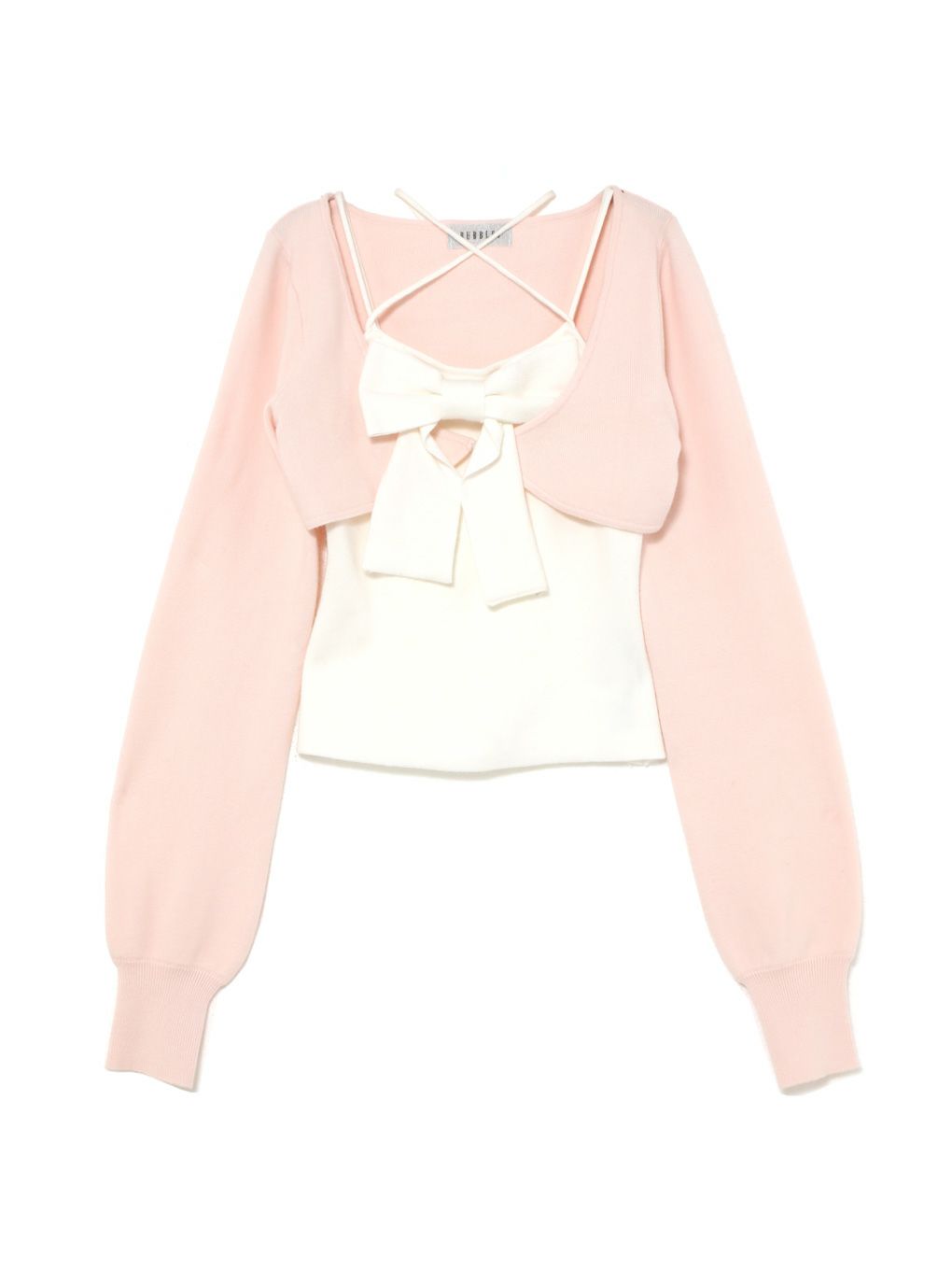 BUBBLES】リボンニットアンサンブル | sparkling mall online store