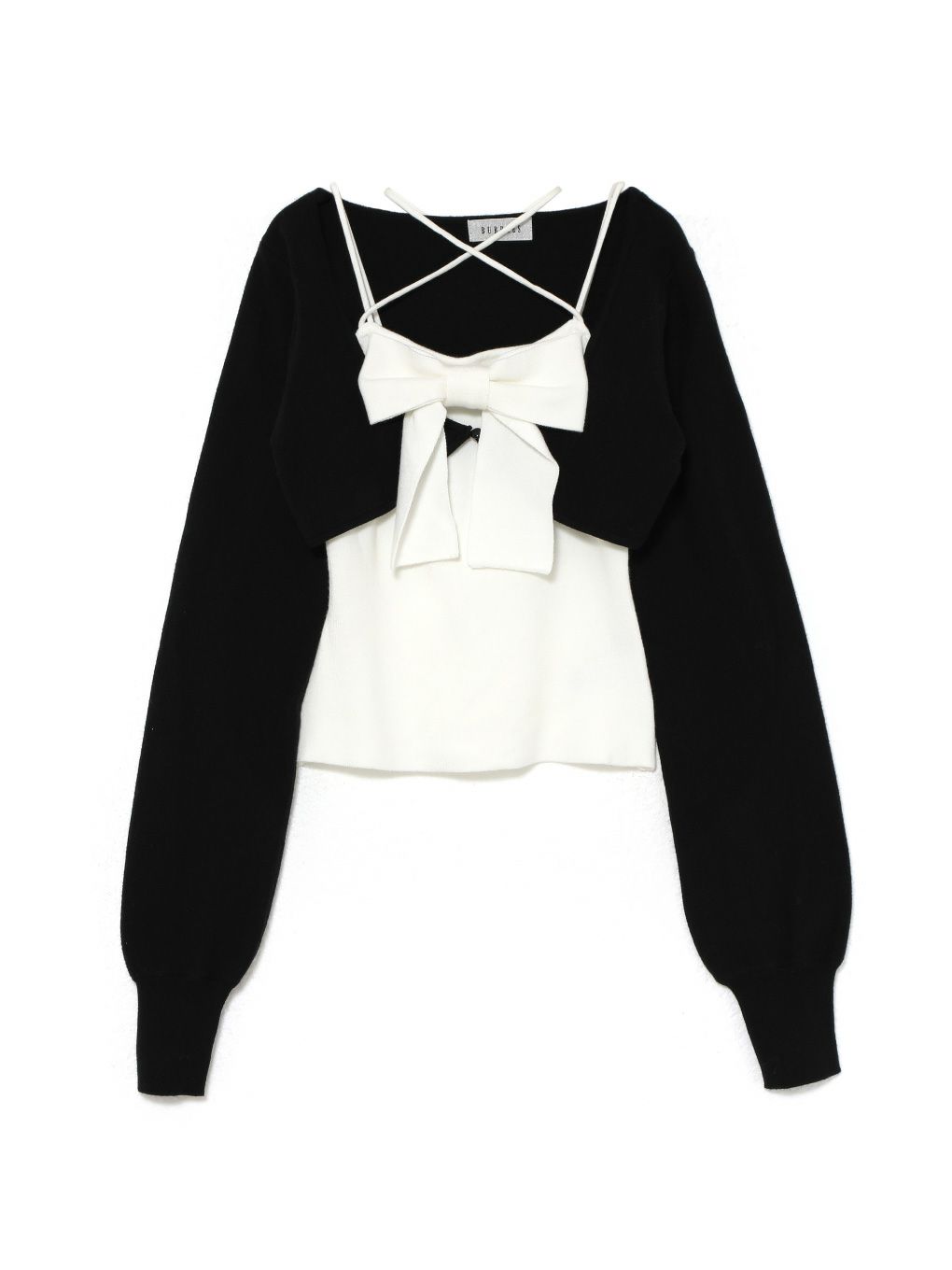 【BUBBLES】リボンニットアンサンブル